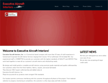 Tablet Screenshot of executiveaircraftinteriors.com